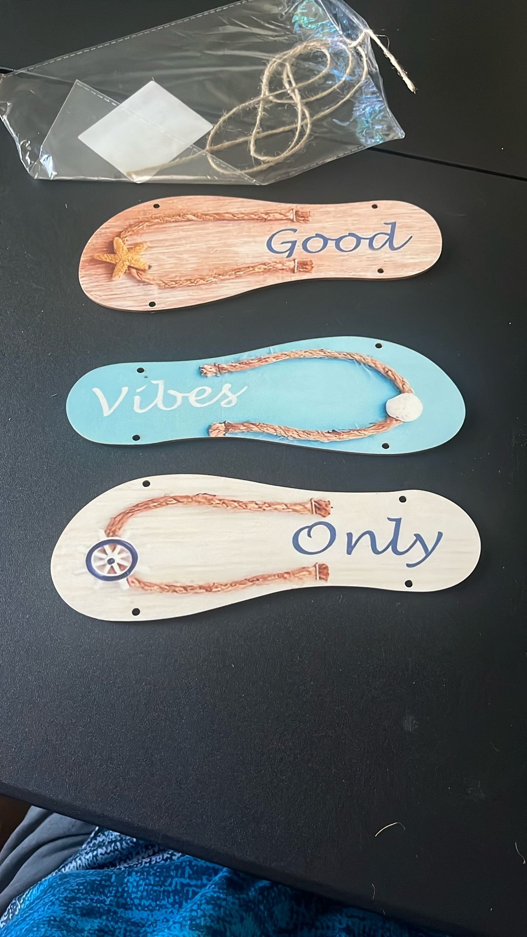 new good vibes only wooden decor