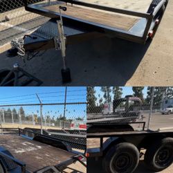 2016 Dual Axle Flatbed 5x10’