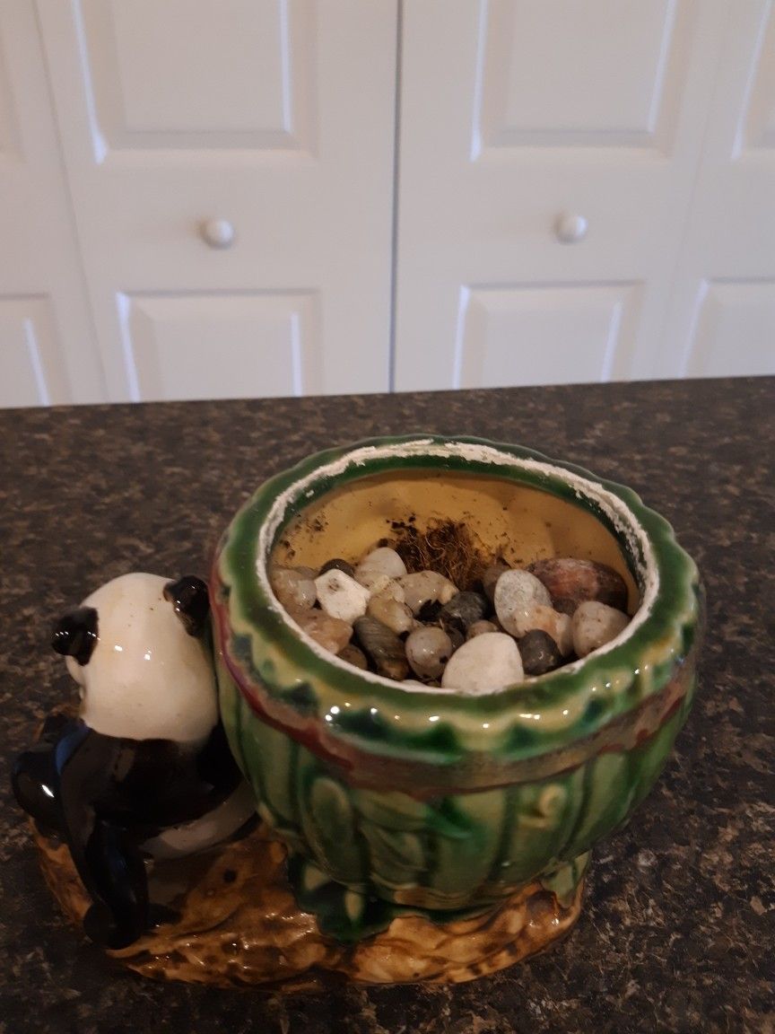 PANDA PORCELAIN PLANTER