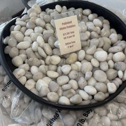 Polished White Pebbles