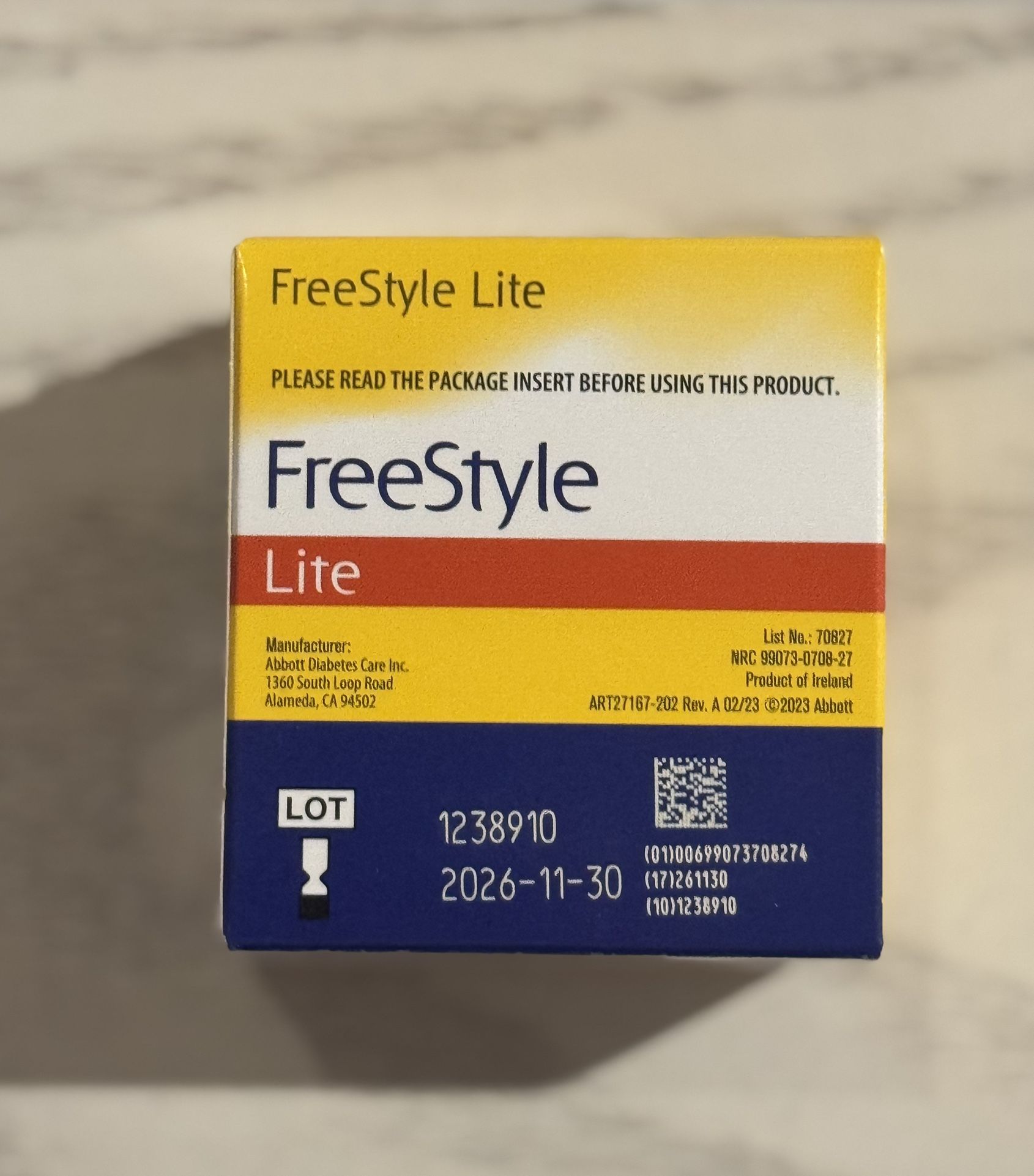 FreeStyle Lite 100ct Test Strips