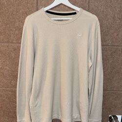 Hollister Long Sleeve Beige L