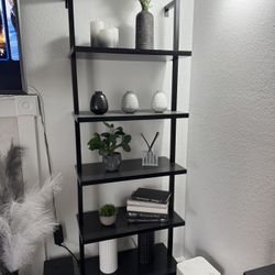 Shelves X2 - Gloss Black - Steel Frame
