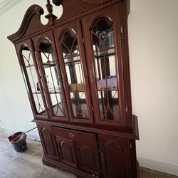 FREE Furniture – China Cabinet, Desk, Couches, – Pickup in Lavon