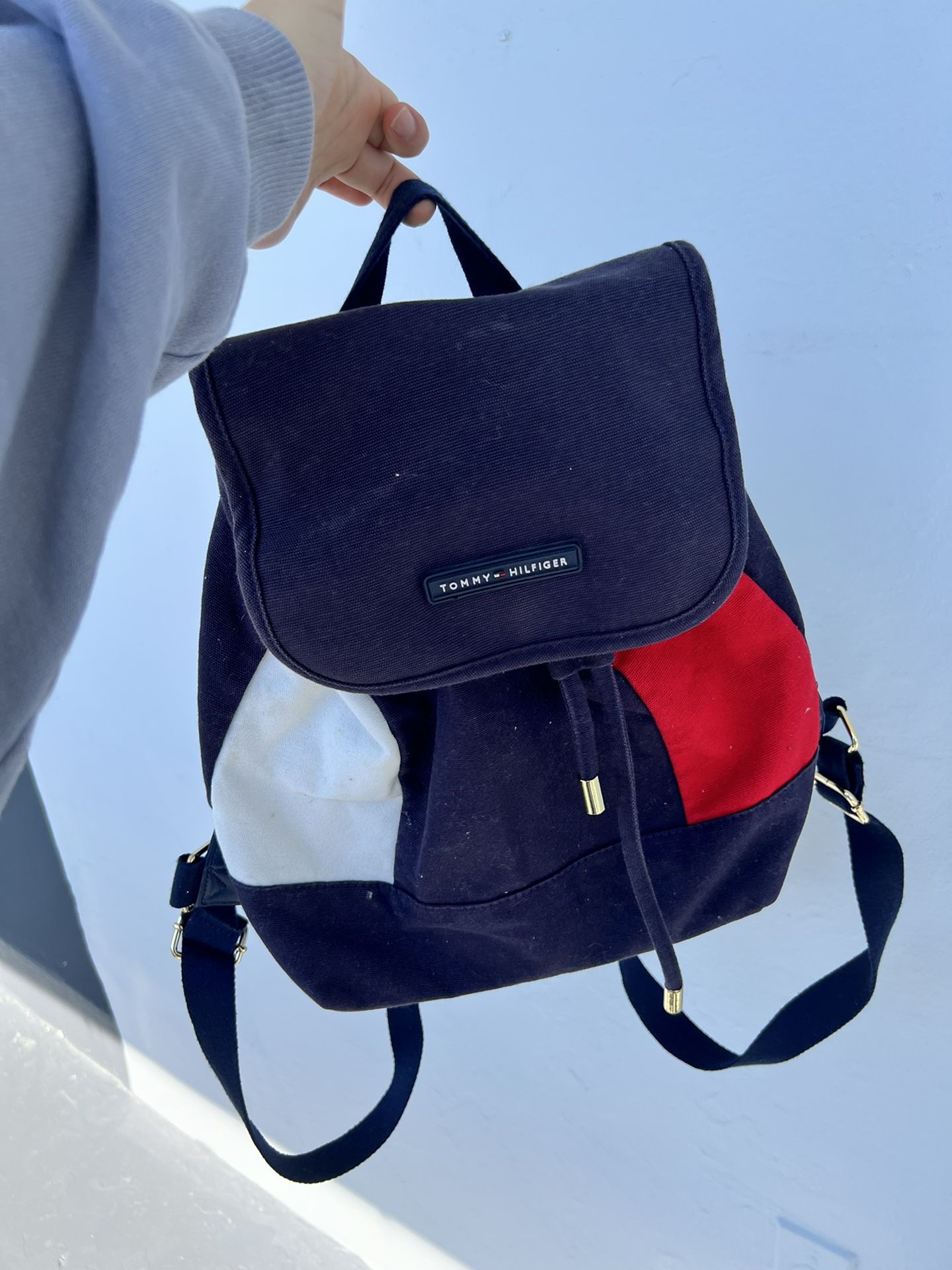 Tommy Hilfiger Rucksack Backpack | Blue, White, Red