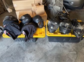 Bell helmets wired for comms & air