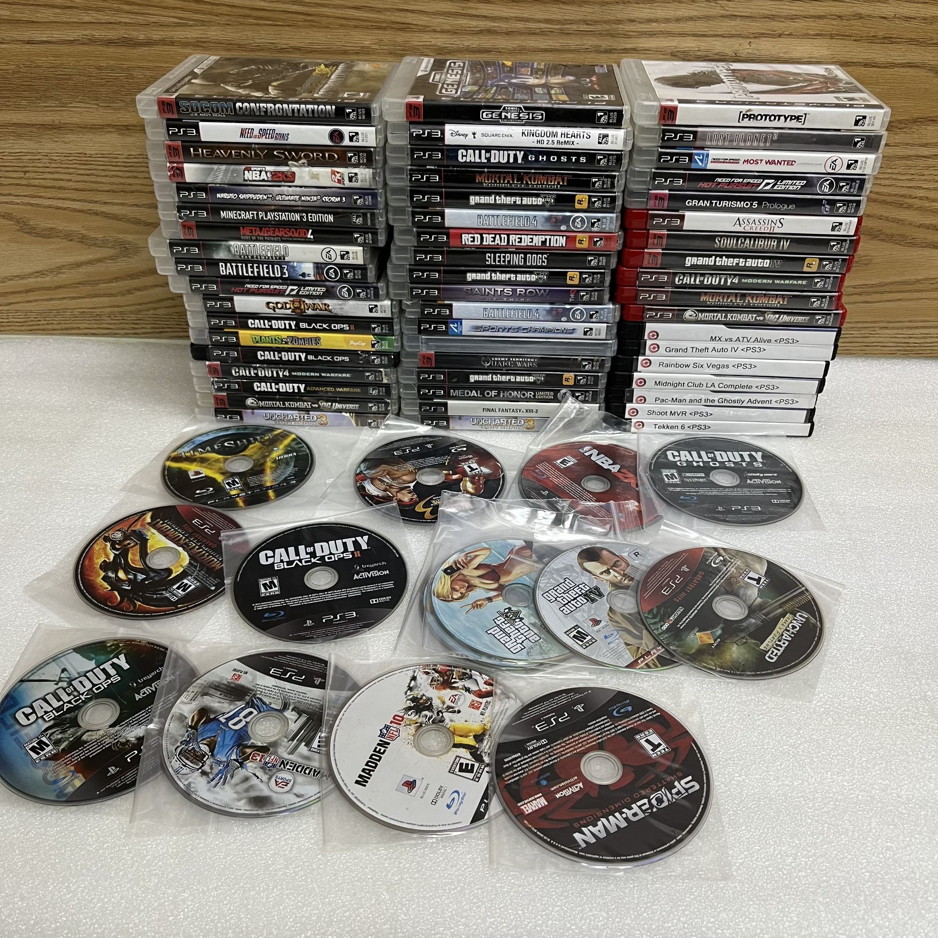 Lot Of 65 PlayStation 3 PS3 Video Games Awesome Collection