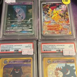 Pokemon Cards - Graded / Slabs - 1k Up 
