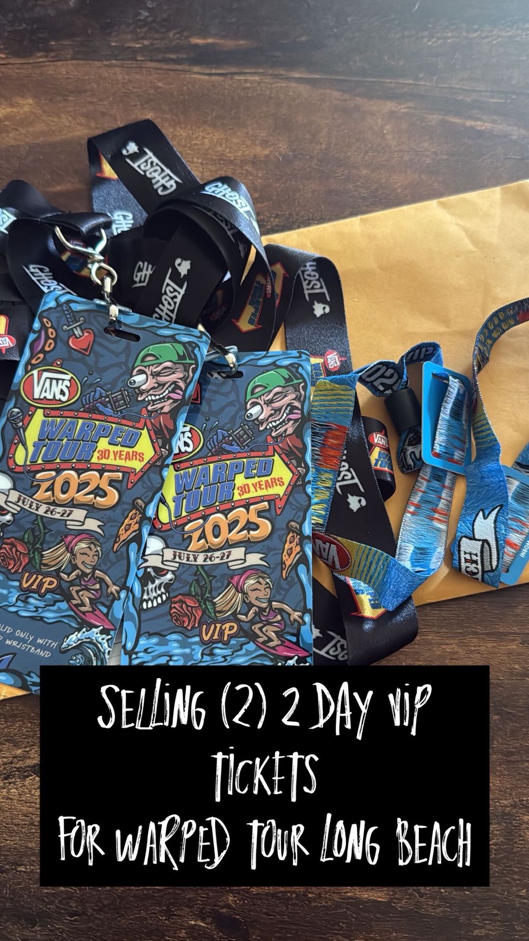 Vans Warped Tour Long Beach VIP