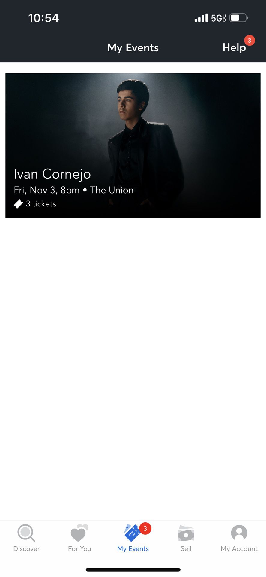Ivan Cornejo Tickets