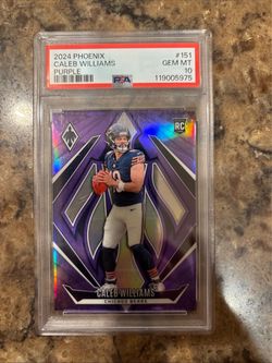 2024 Phoenix Caleb Williams Purple Rookie RC PSA 10 POP29