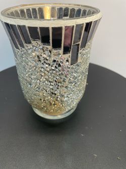Mosaic Glass Votive Candle Holder