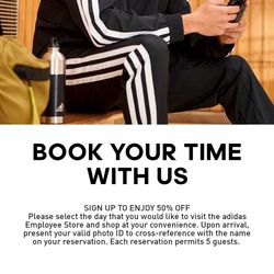 Adidas Employee Store Pass 50%