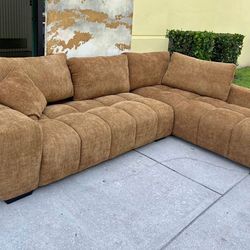 Brand New Amber Sectional Sofa with Chaise – Only $50 Down (Financing Available)