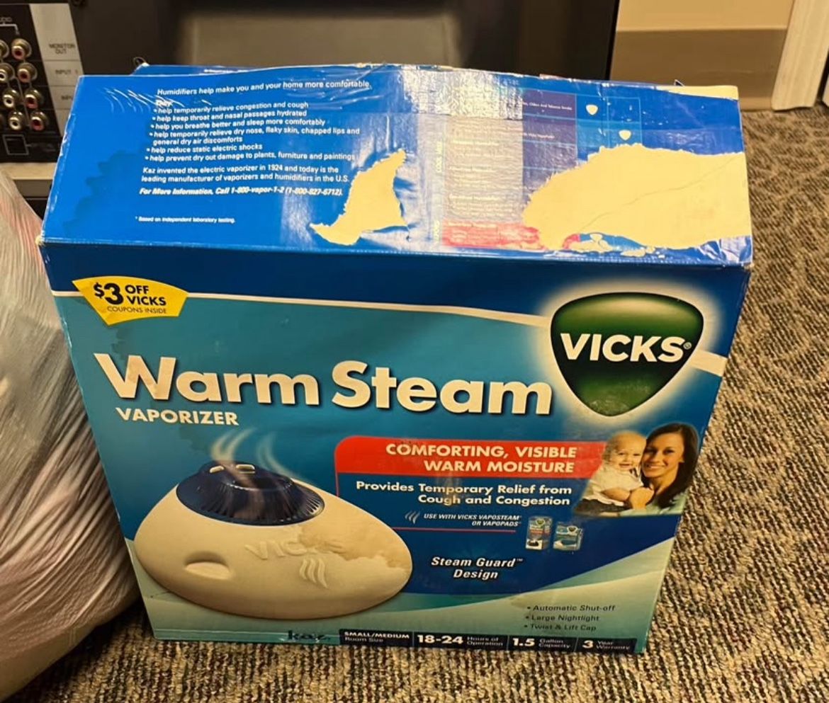 Vicks Vaporiser Warm Steam