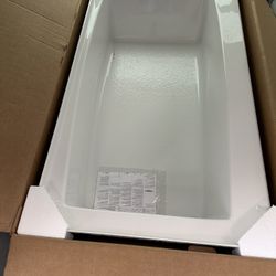 Kohler Entity 60" Three Wall Alcove Acrylic Soaking Tub with Left Drain Model:K-26109-LA-0