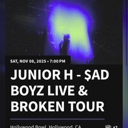 Junior H Sad Boyz Tour Saturday 11/8