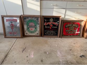 Man Cave Mirror Signs