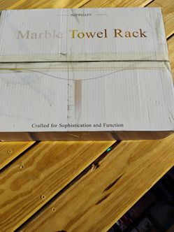 Niffgaff Marble Towel Rack