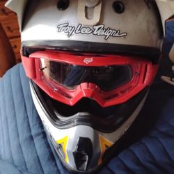 Shoei dirt bike helmet