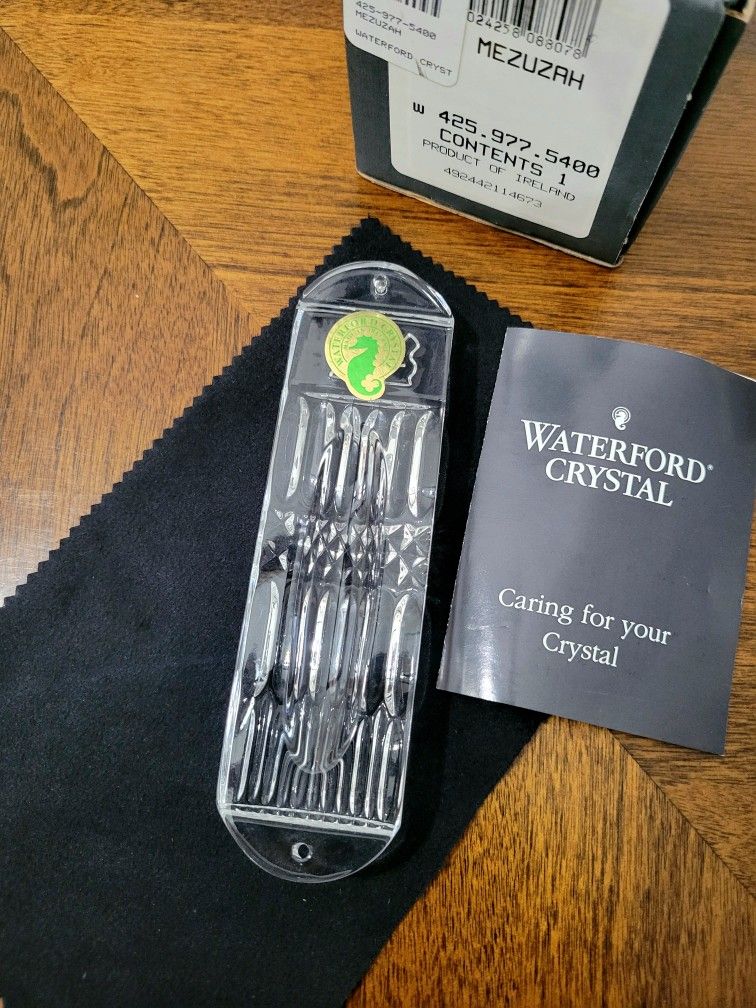 Waterford Crystal Mezuzah. Brand New