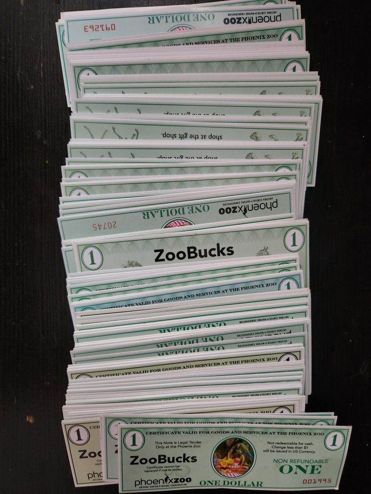 Zoo Bucks!