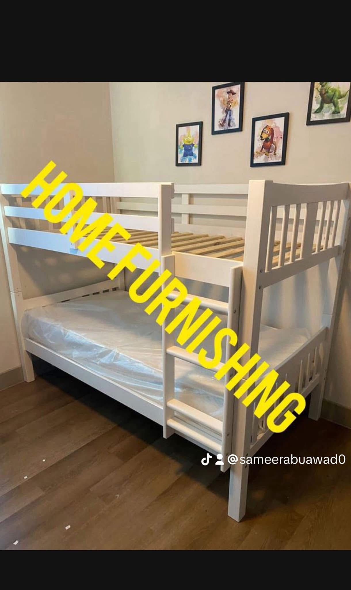 Furniture bunk bed, twin size