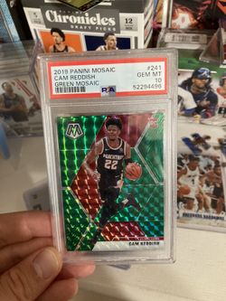 2019-20 Panini Mosaic Green Cam Reddish RC #241 PSA 10