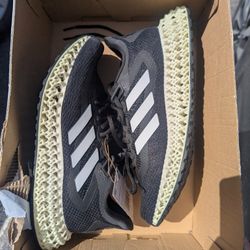 Adidas 4DFWD 2  Size 7.5 Black White Running Sneaker Shoes Boost GX9266 