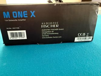 NEW Helix M ONE X Monoblock Subwoofer Amplifier – Never Installed