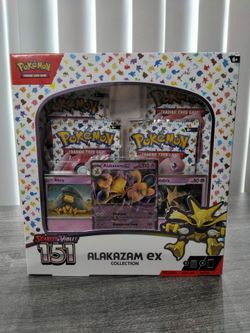 Pokemon 151 Alakazam ex collection box