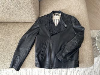 Burberry Leather Jacket Size L