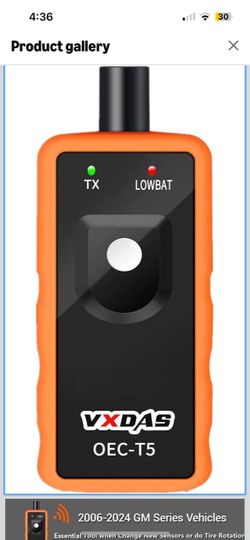 VXDAS TPMS Relearn Tool Only for GM Vehicles (2006-2024 Chevy/Buick/GMC/Opel/Cadillac)