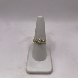 14kt Gold Engagement Style Ring w/ Stones