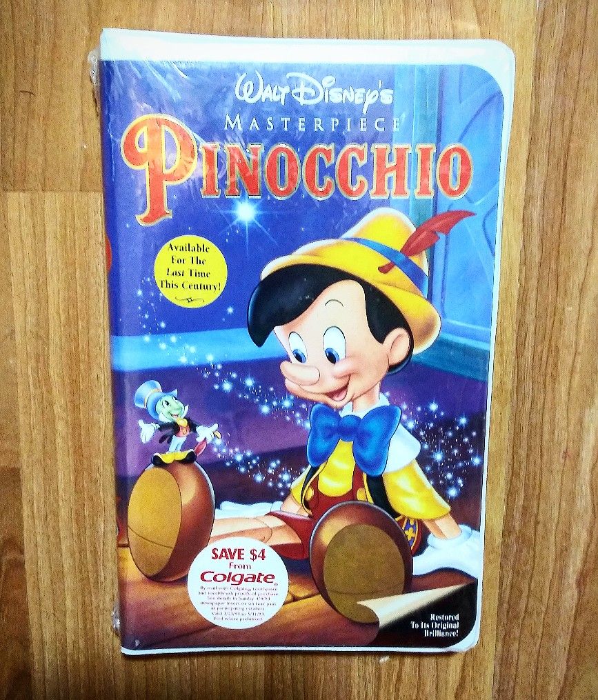 Brand New and Sealed, Walt Disney's Masterpiece, Pinocchio VHS