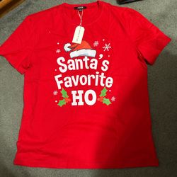 Funny Christmas Shirt – “Santa’s Favorite HO” – ADOR Brand
