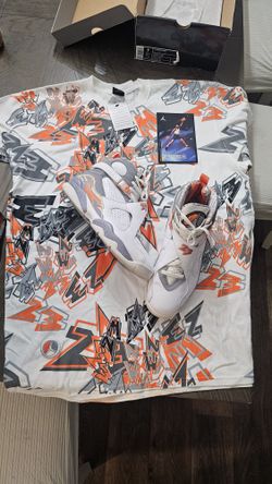 Jordan Retro 8 Orange Blaze Sz 9