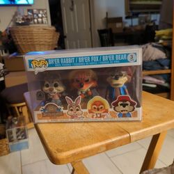 Funko Pop! Vinyl: Disney - 3 pack - Br'er Rabbit, Br'er Fox, Br'er Bear.