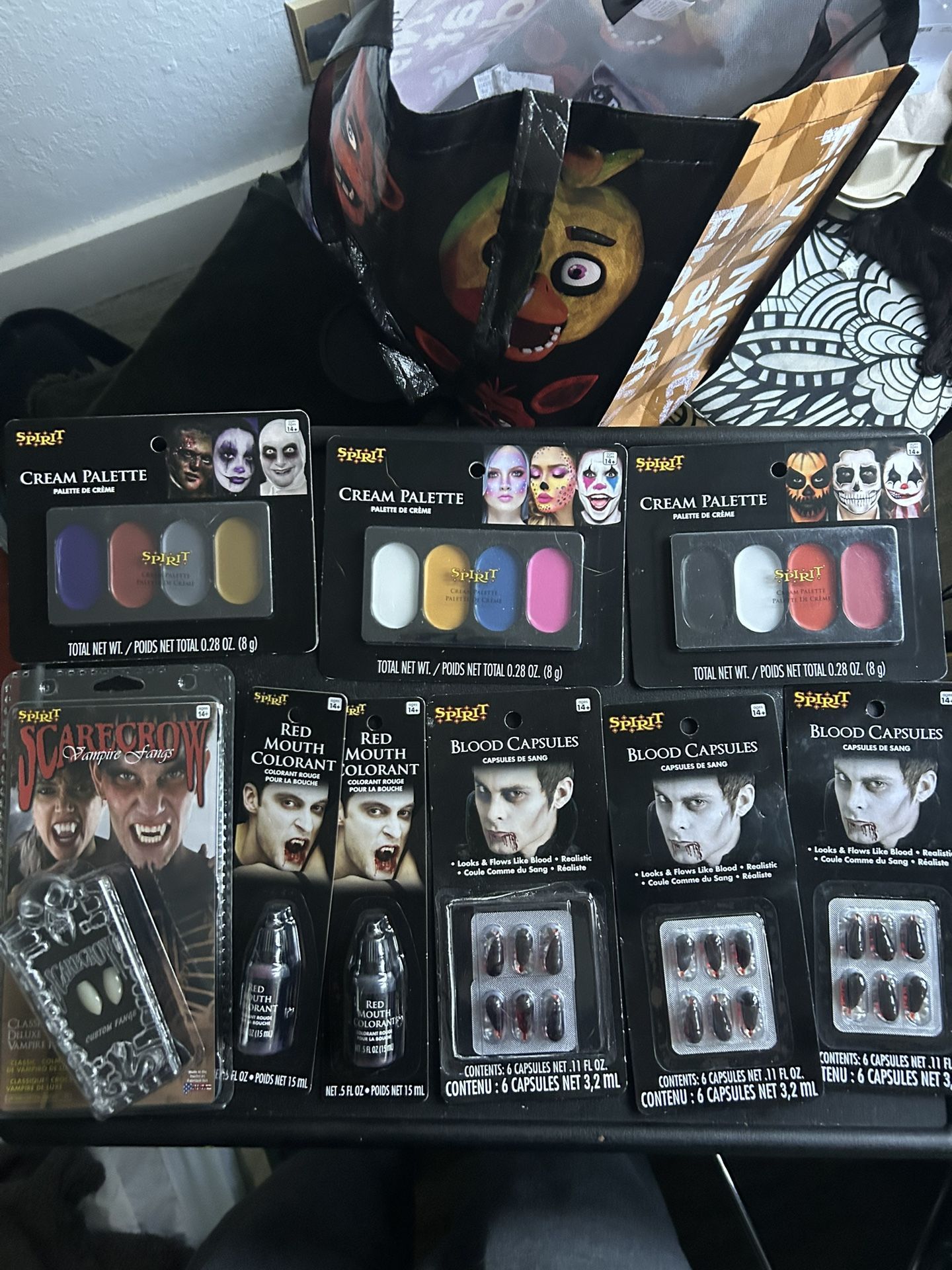 Vampire Fangs And Fake Blood Left