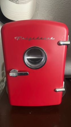 Mini red fridge refrigerator