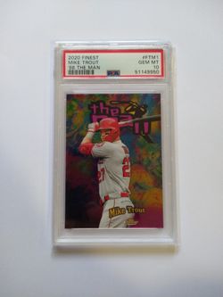 Mike Trout 2020 Finest The Man PSA 10