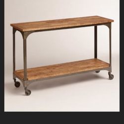 World Market Wood & Metal Aiden Console Table