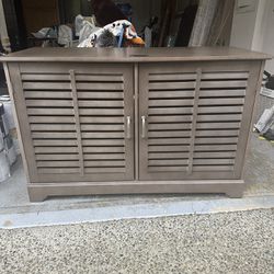Brown Entertainment Cabinet