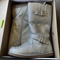 Rhinestone Boots Size 8 1/2 