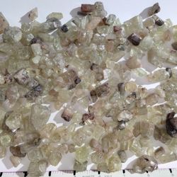 Over a pound of natural Green Appetite Crystals know for promoting emotional healing, opening the heart chakra, and supporting physical well-being. 