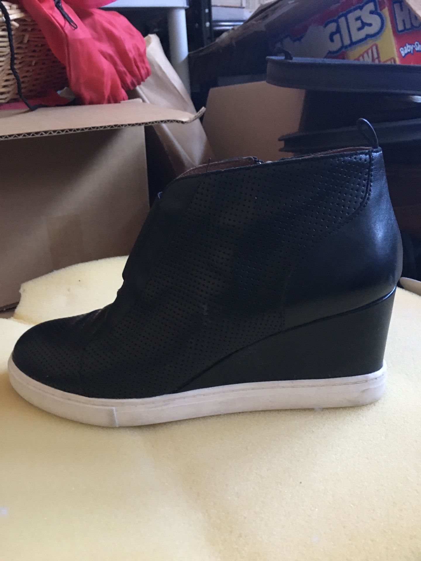 Women’s Leather Platform / Wedges Fall Or Winter Shoes