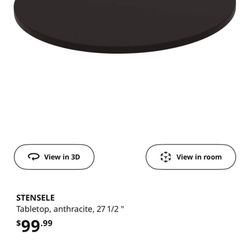 IKEA TABLETOP,anthracite (new in box)