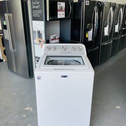 Maytag 4.3 Cu. Ft. White Bravos Top Loading Washer - MVWX655DW