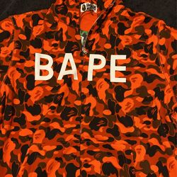 Bape x XO Camo Shark Hoodie
