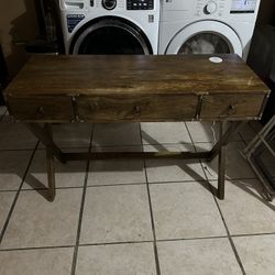 Writing Desk with 3-Drawers and phone charger